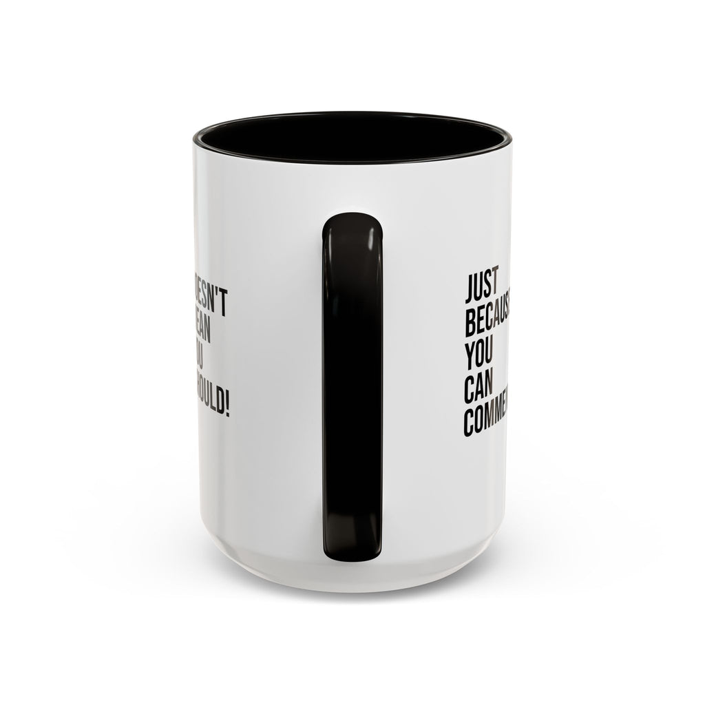 Plastic Spoons Detected Mug – Funny Internet Warning Coffee Cup