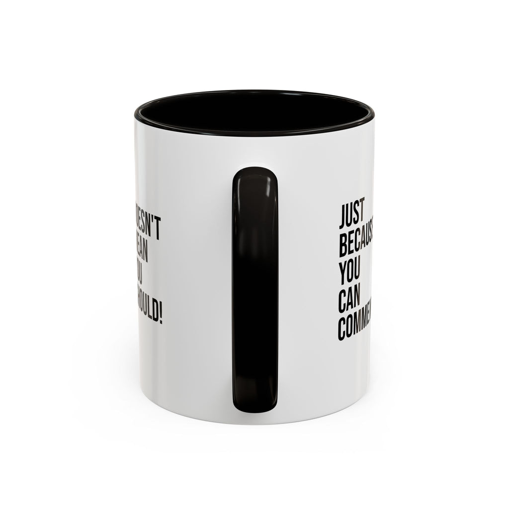 Plastic Spoons Detected Mug – Funny Internet Warning Coffee Cup