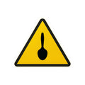 Plastic Spoons Warning Sticker (Vinyl Kiss-Cut) - EU/UK