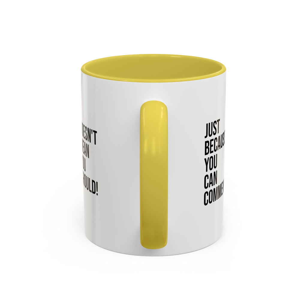 Plastic Spoons Detected Mug – Funny Internet Warning Coffee Cup