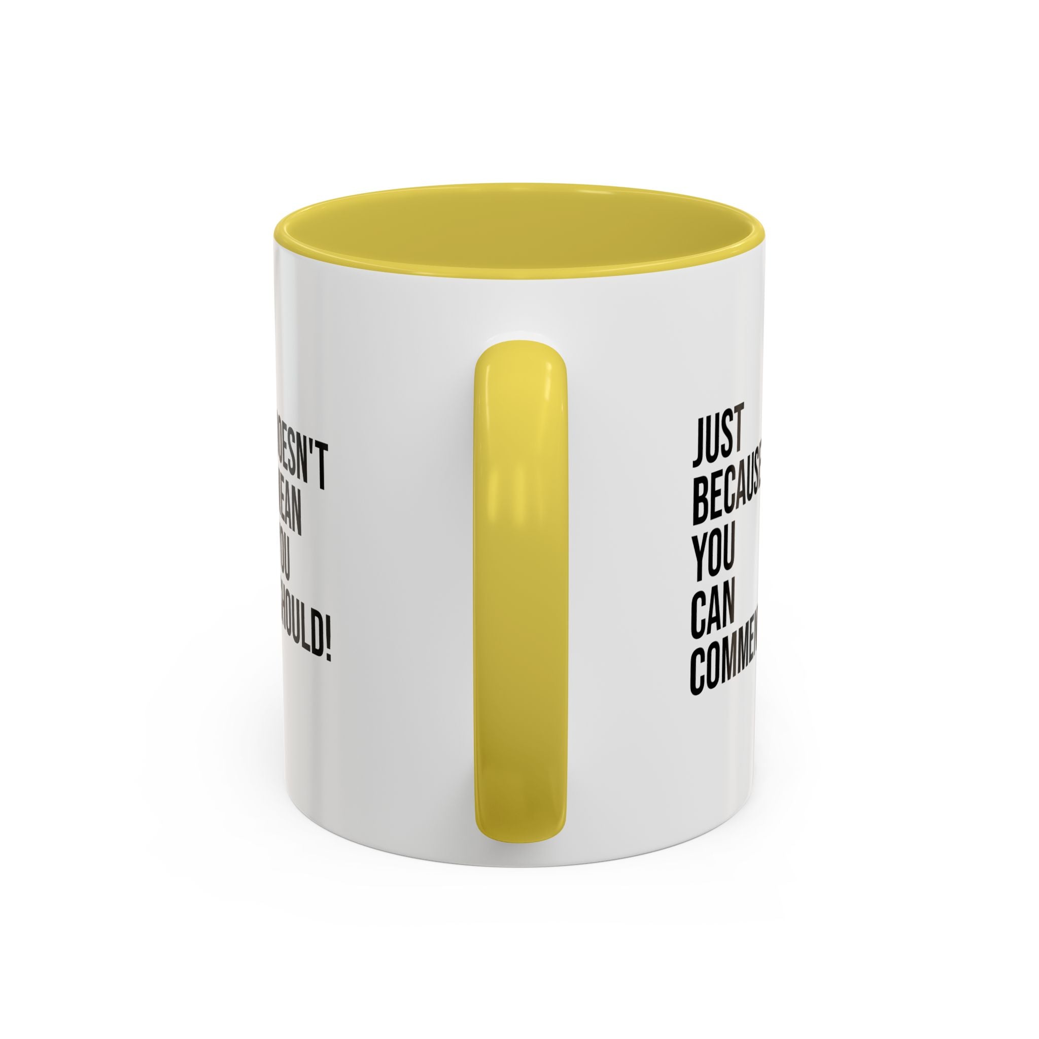 Plastic Spoons Detected Mug – Funny Internet Warning Coffee Cup