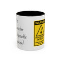 Plastic Spoons Detected Mug – Funny Internet Warning Coffee Cup
